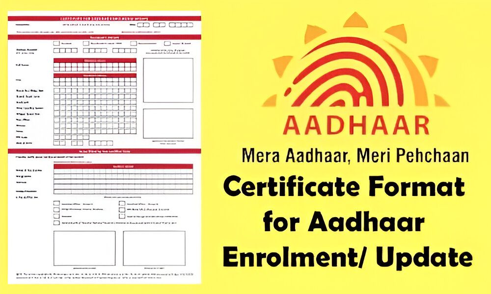 Download Application Form for Apply New Aadhar Card in PDF New Aadhaar Card