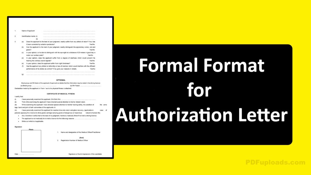 How to create an Authorization Letter in Formal format - Samples of Authorization Letters How to create an Authorization Letter in Formal format - Samples of Authorization Letters