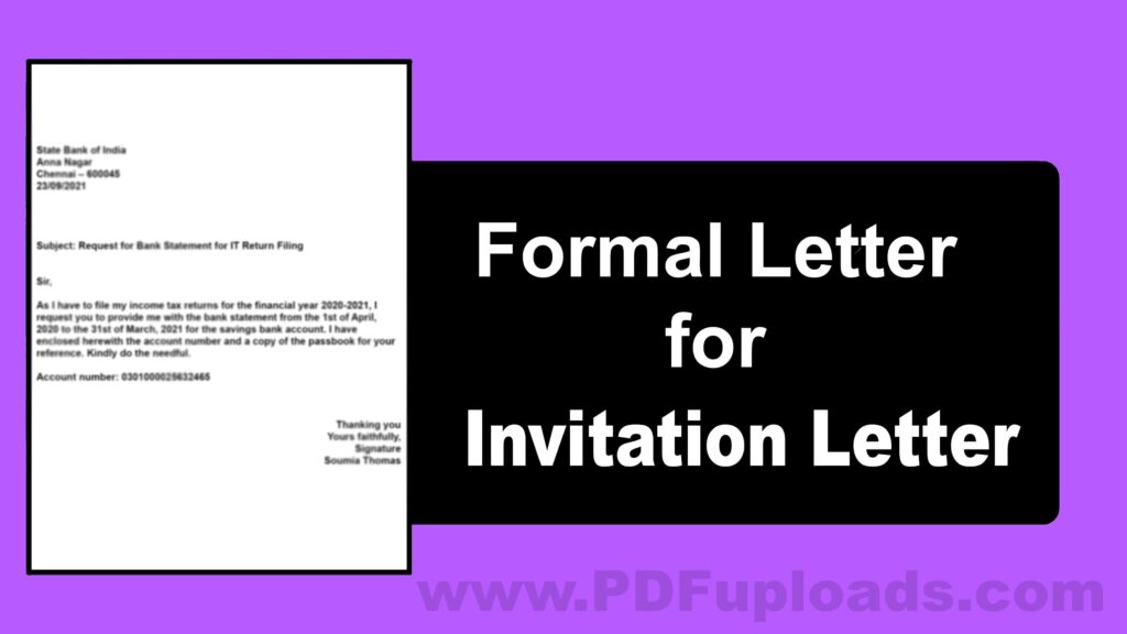 Formal letter for Enquiry Letter - Format and Examples Formal letter for Enquiry Letter - Format and Examples