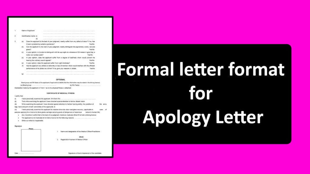 Formal letter format for Apology Letter - How to Write and Apology Letter Samples for You Formal letter format for Apology Letter