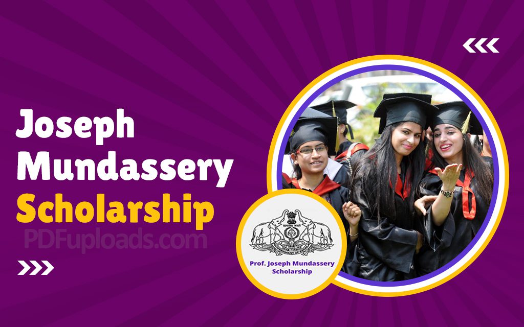 Full A+ students Scholarship Prof.Joseph Mundasserry Scholarship for SSLC/PlusTwo/VHSE Prof.Joseph Mundasserry Scholarship