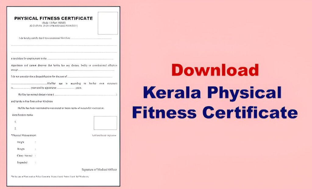 Download Kerala Physical Fitness Certificate in pdf Download Kerala Physical Fitness Certificate in pdf