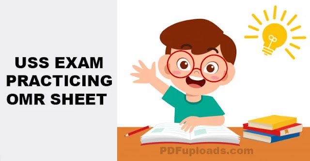 USS Exam OMR Sheet for Practice PDF free download USS Exam Practice OMR Sheet