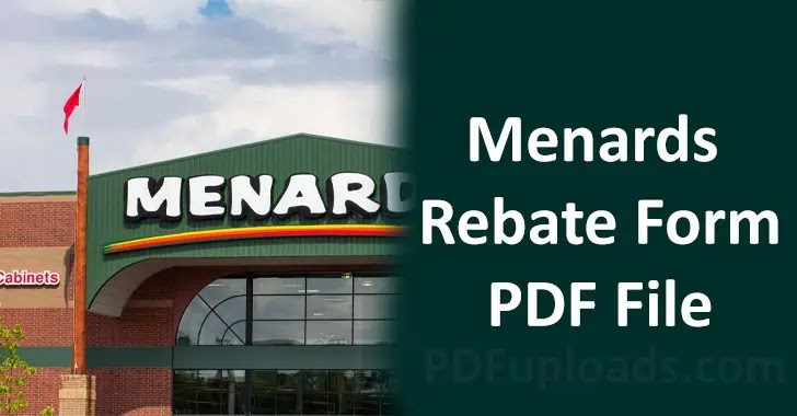 Menards Rebate Form PDF Download: Your Guide to Saving Big Menards Rebate Form PDF Download: Your Guide to Saving Big