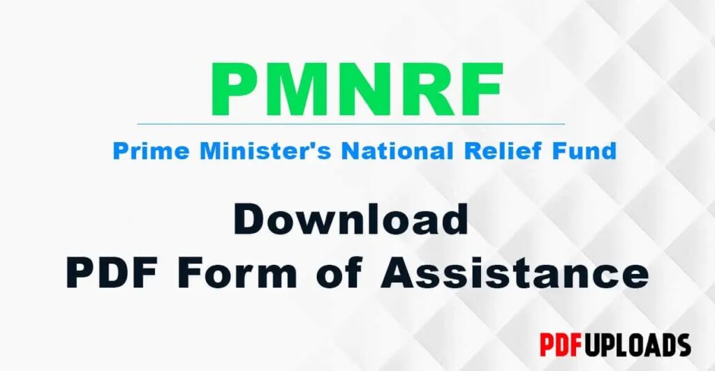 PMNRF Form of Assistance PDF PMNRF Form of Assistance PDF