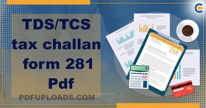 TDS/TCS tax challan form 281 pdf TDS/TCS tax challan form 281 pdf
