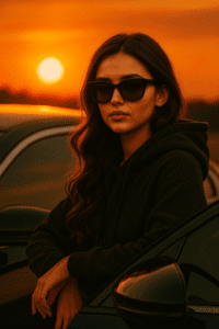 Top 15 ChatGPT Image Prompts That Went Viral on Instagram Sunset Car Chill